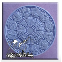 Molde de silicona - Zodiac Cupcake Topper - Alphabet Moulds