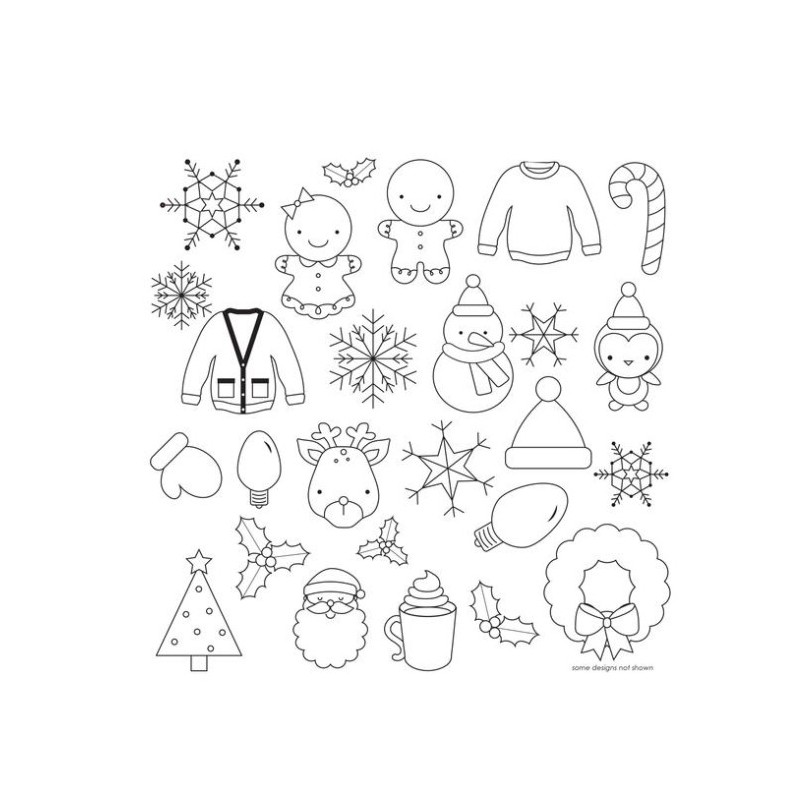 Christmas and Winter Pattern Sheets - 12p - Sweet Elite Tools