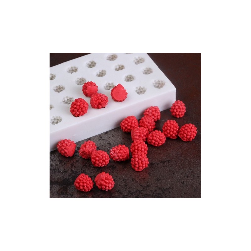 raspberry - blackberry - 3D - 32 cavities