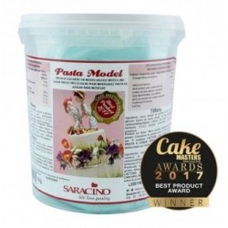 Pasta de azúcar Model Saracino Tiffany - azul turquesa 1kg