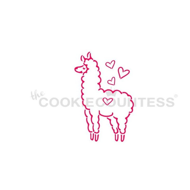 stencil Llama PYO / Lama PYO - Cookie Countess