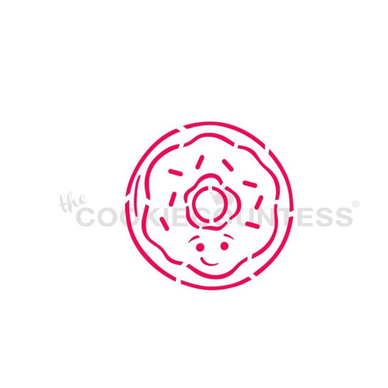 stencil Donut PYO - Cookie Countess