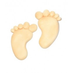Piccoli piedi di bambino - 2 cavità