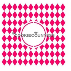 Harlequin Monogram / Harlekin Monogramm - Cookie Countess