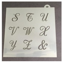 Set Alfabeto Script