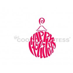 Happy Holidays Ornament / Buenas fiestas Ornamento