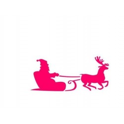 Traîneau du Père Noël et renne