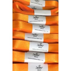 Satén cinta Decora "arancio / naranja" 15 mm x 5 m