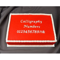 Calligraphy Numbers - 1.8 cm - Marvelous Molds