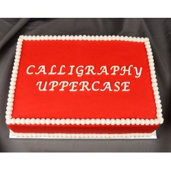 Calligraphy Uppercase - 2 x 2,5 cm - Marvelous Molds