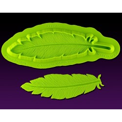 Large Feather Mold (2 Part Mold) - 10.80 x 2.70 cm - Marvelous Molds
