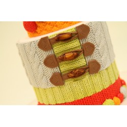 Moule bordure tricot côtelé - 16,51 x 4,12 cm - Marvelous Molds