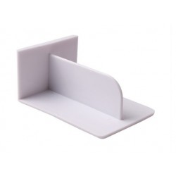 Enderezadora para ángulo recto rectangular blanco