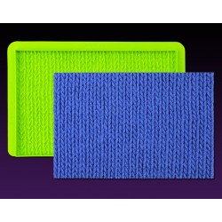 Texture tricot classique Simpress ™ - 15,95 x 10,16 cm - Marvelous Molds