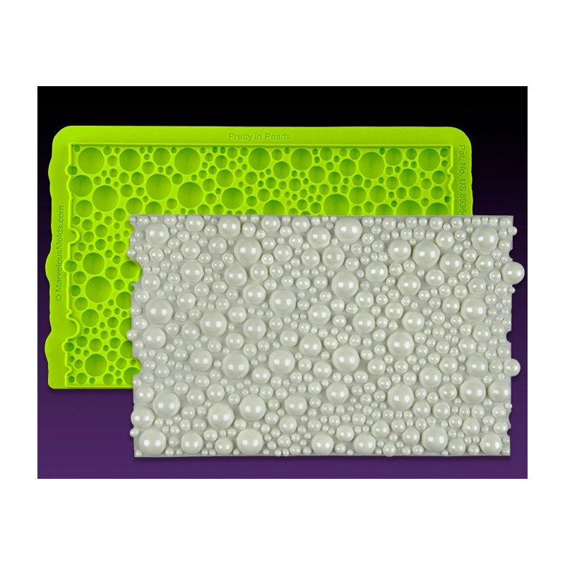 Textur Hübsch in Perlen Simpress ™ - 15,95 x 10,16 cm - Marvelous Molds