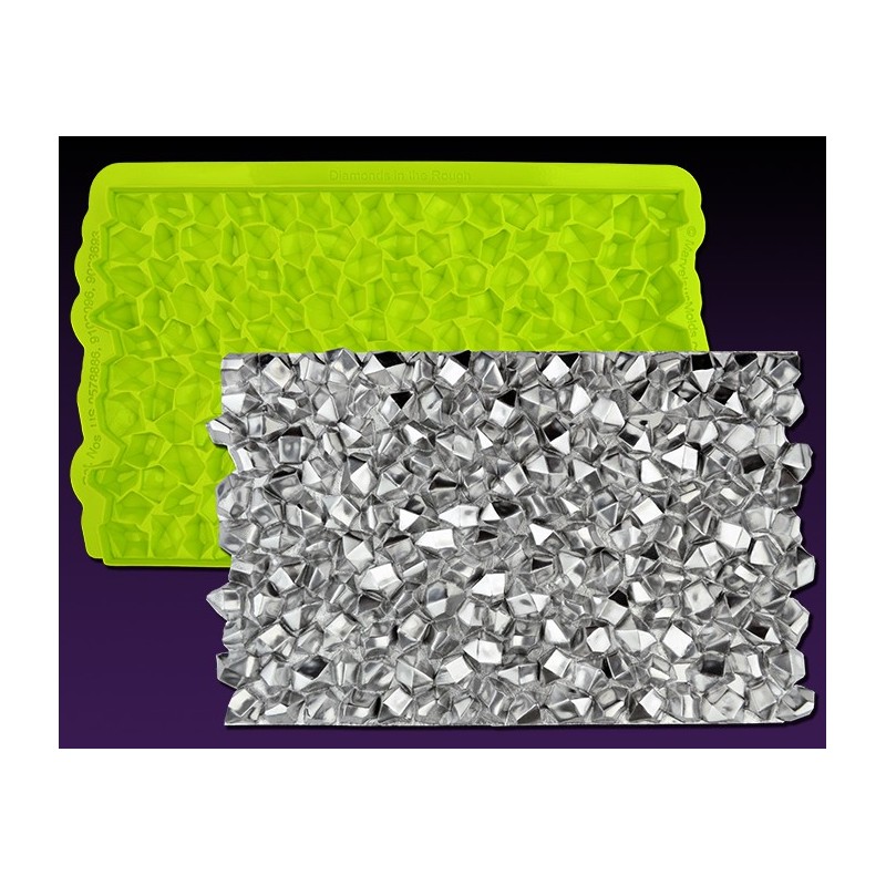 Texture Diamonds in the Rough Simpress™ - 15,95 x 10,16 cm - Marvelous Molds