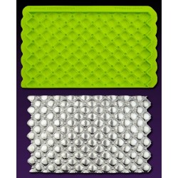 Textur Tufted Swiss Dots Simpress ™ - 15,95 x 10,16 cm - Marvelous Molds
