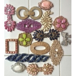 Ritzy Brooch Mold - 5,08 x 4,45 cm - Marvelous Molds