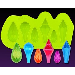 Moule Silicone Gem Drops - 9,69 x 3,81 cm - Marvelous Molds