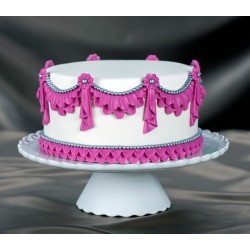 Ruffle Swag Form - 7,94 x 4,93 cm - Marvelous Molds