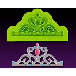 Molde Mini Tiara Majestic - 10,96 x 4,93 cm - Marvelous Molds