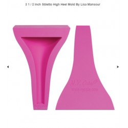 Moule Stiletto High Heel Par Lisa Mansour - 3 1/2 pouces (8,8 cm) - NY CAKE