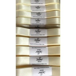 Satin ribbon Decora "crema / cream" 0.59in x 196,85in