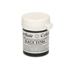 colorant alimentaire concentré black extra / noir extra - 42g - Sugarflair