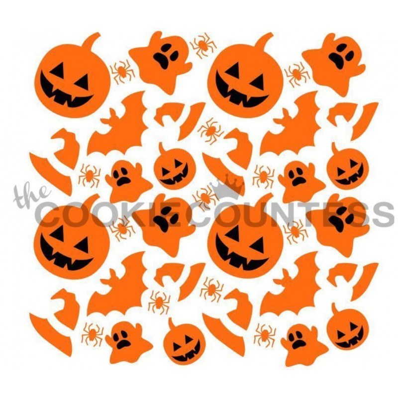 Halloween fun texture - set 2 pieces