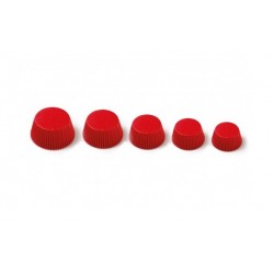 capsula cupcake rojo - 75p - 50 x 32 mm - Decora