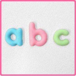 Alphabet minuscule dôme