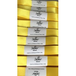 Satén cinta Decora "giallo / amarillo" 15 mm x 5 m