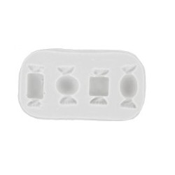 multi candy silicone mold - height 30 mm