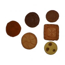 Molde de silicona mini galletas - 2.5 cm a 3.5 cm