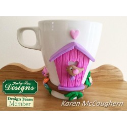 Birdhouse/Casetta per uccelli - Sugar Buttons