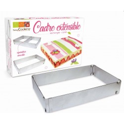 Cadre à pâtisserie extensible inox de ScrapCooking