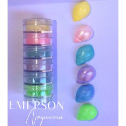 Magic powder brilliant gemstone kit - 6 pieces - 3g each - Emerson