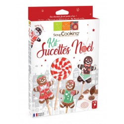 Kit blister sucettes chocolat Noël - ScrapCooking
