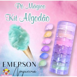 Kit "algodón suave" opaco en polvo mágico - 6 piezas - 3 g cada una - Emerson