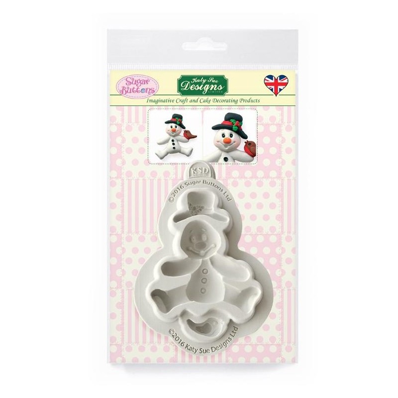 Muñeco de nieve - Sugar Buttons