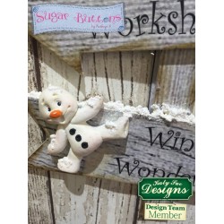 Muñeco de nieve - Sugar Buttons