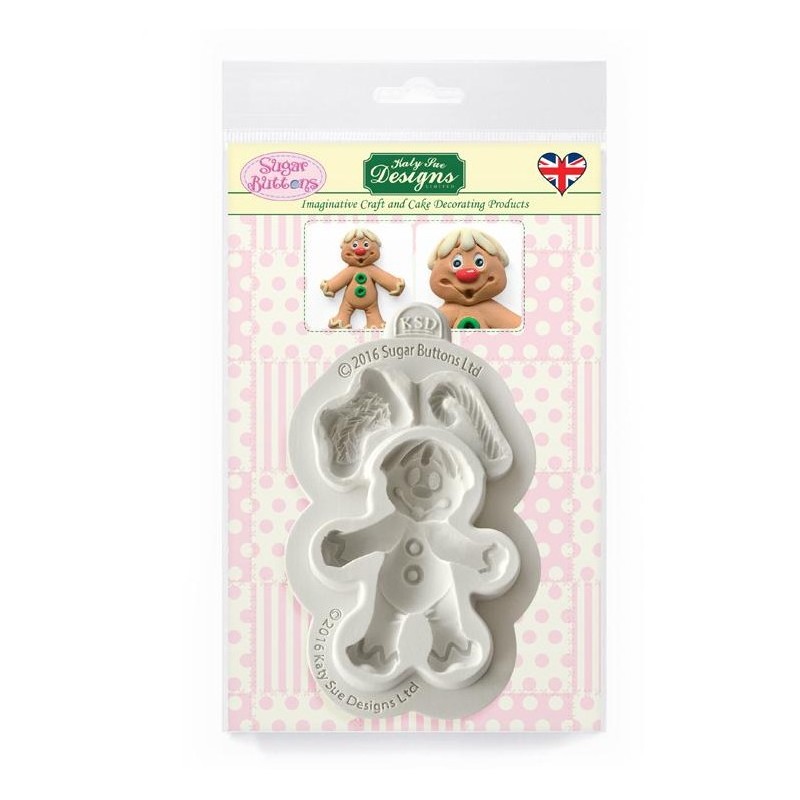 Gingerbread Man - Sugar Buttons