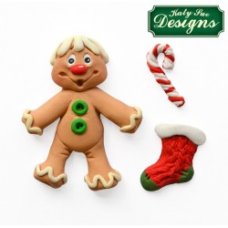 Gingerbread Man - Sugar Buttons