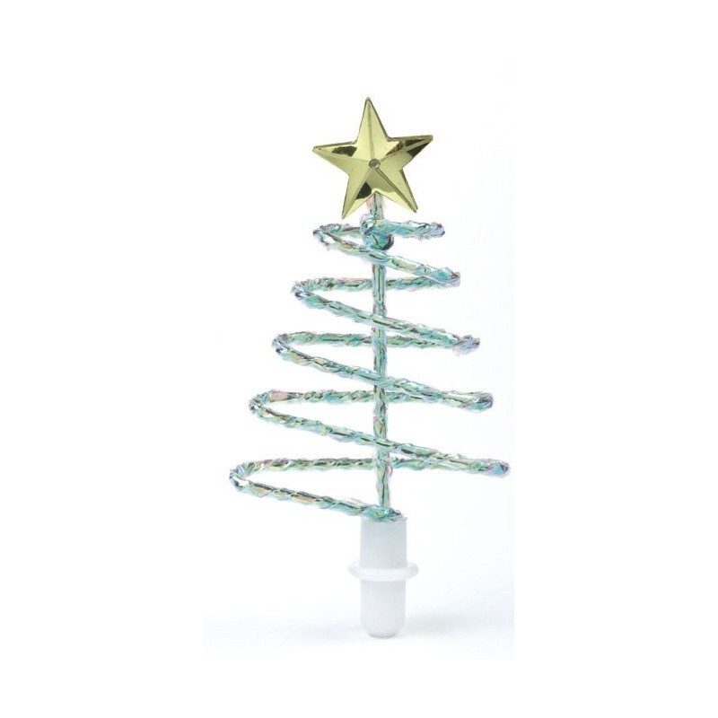 Spiral Christmas Tree Cake Decorating Topper - 60mm