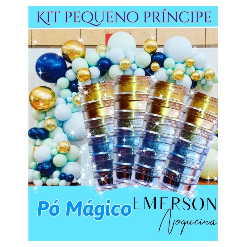 Kit poudre magique "petit prince" - 6 pièces - 3g chacun - Emerson