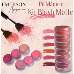 Kit poudre "blush" - 6 pièces - 3g chacun - Emerson
