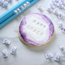 Full set embosser mini message - 72pcs - Sweet Stamp Amycakes