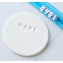 Full set embosser mini message - 72pcs - Sweet Stamp Amycakes