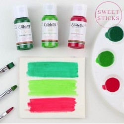 food paint bright melon green - Edible Art - 15 ml