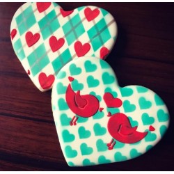 Cookie cutter heart  -  2 3/4" x 2 7/8" - Ann Clark